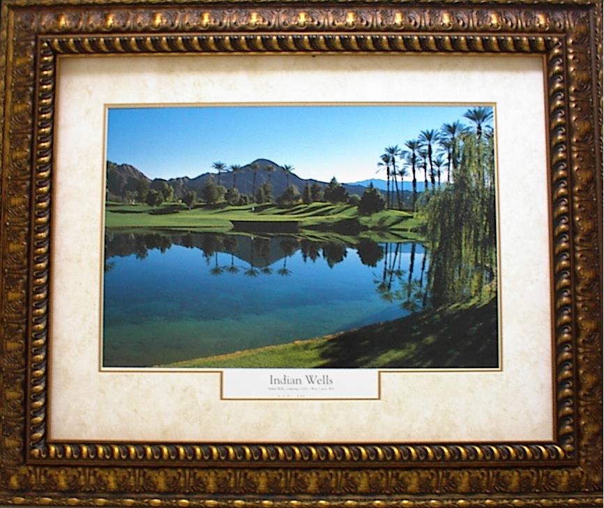 Indian Wells Golf Course Bronze Frame Opaque Mat